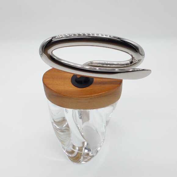 Nambé Twist Corkscrew Wine Opener MT0556 by Neil Cohen - Picture 2 of 14